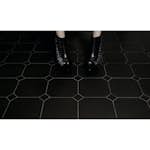 Klinker Konradssons Le Crete Terra Svart Octagon 20x20 cm