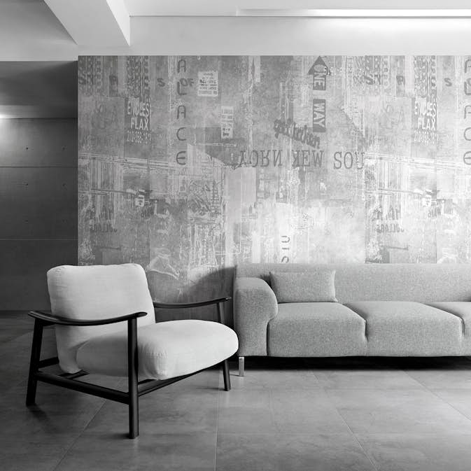 Dekor Konradssons Graffiti Grigio Grå Urban 30x60 cm