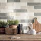 Klinker Konradssons Tone White Glossy 8x30 cm