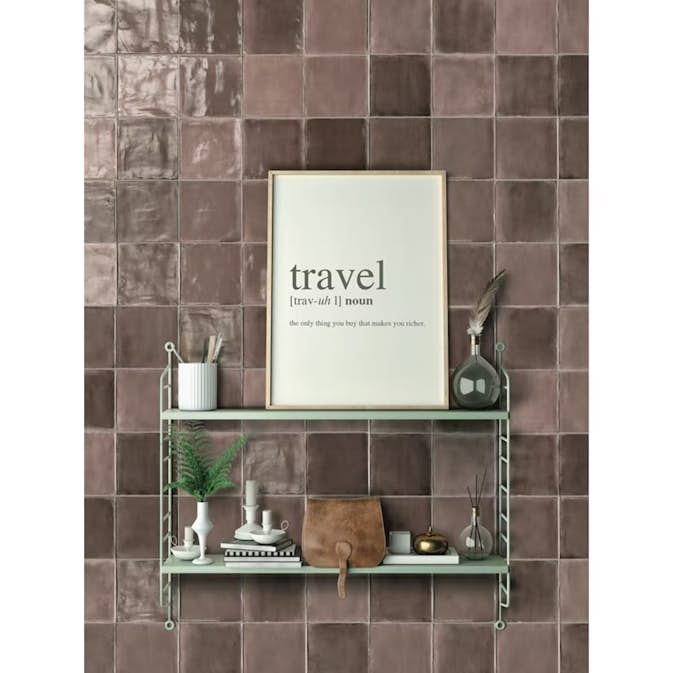 Kakel Konradssons Tsquare Pink Powder Blank 15x15 cm