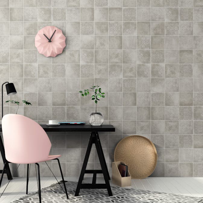 Klinker Konradssons Tsquare Smoke Epoque Grå 20x20 cm