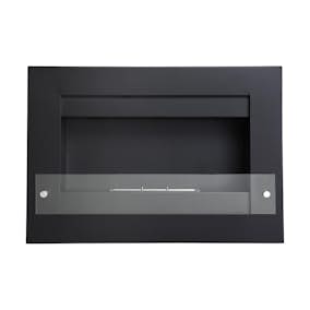 Braskamin Arkiio Vitalis Etanolkamin Vägghängd 78 cm Svart/Stål Bioetanol