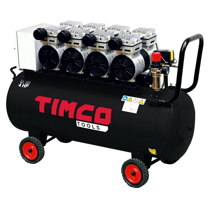 Kompressor Timco 4x1HP 100L Oljefri