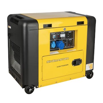 Elverk Sinemaster KDE7500SS 230V Diesel