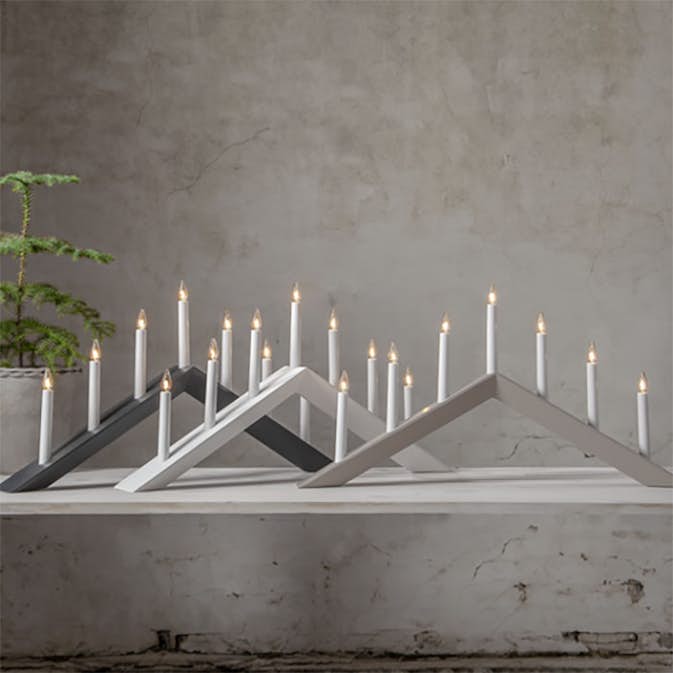 Adventsljusstake Star Trading Arrow 36 cm 7L