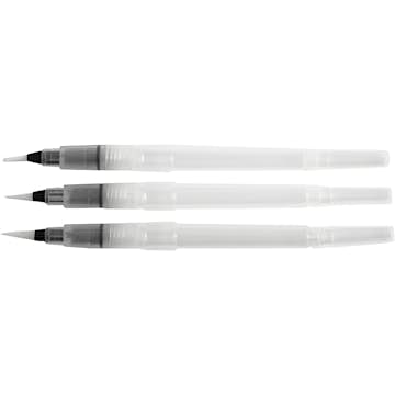 Vattenpenslar Creativ Company Stl S+ M+L 10 ml 3 St/1 Förp