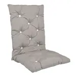 Fåtöljdyna Fritab Högvik Flock Askgrå