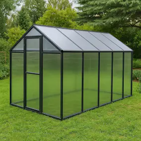 Växthus Green Land Solid 5,7 m² Polykarbonat