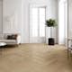 Fiskbensparkett Moland Super Ek Herringbone Brisbane White Oak