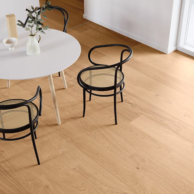 Parkettgolv Moland Super Ek Wideplank Avon Sand Oak