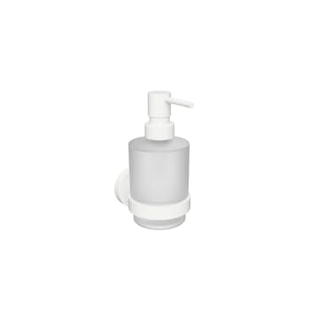 Tvåldispenser Bemeta White Glas/Vit