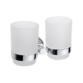 Tandborstglas Bemeta Omega Krom/Glas Dubbel