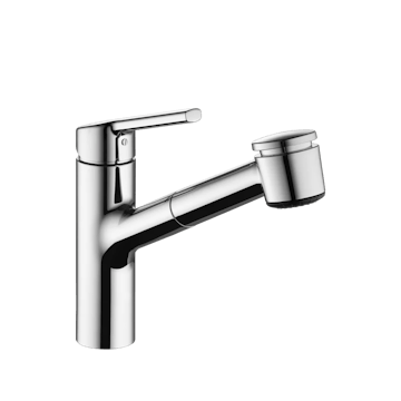 Köksblandare KWC Luna-E med Utdragbar Slang och Svängbar Pip