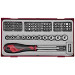 Bitsskruvmejselsats 76 delar Teng Tools TTMDQ76