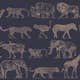 Tapet Boutique Safari Midnight