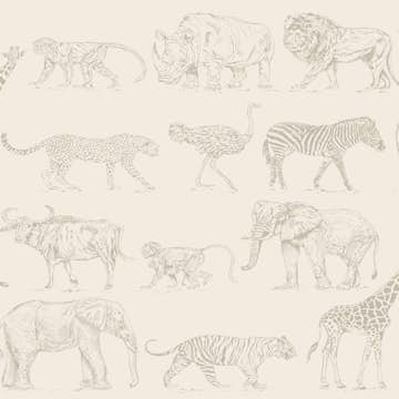 Tapet Boutique Safari Beige