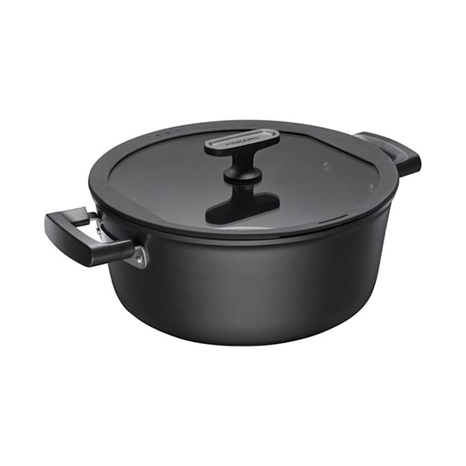 Gryta Fiskars Hard Face 5 L 26 cm – Non-Stick Gryta Med Slitstark Beläggning För Enkel Rengöring