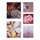 Canvastavla Art For The Home Set av 5 Soft Temptation Ett hav av Blommor 80x60cm