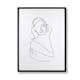 Tavlor Art for the Home Seducing Silhouette Oval