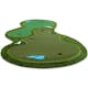 Golfmatta Lyfco Pro Dubbla Greener 4x2m
