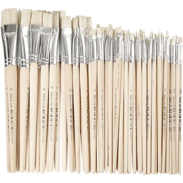 Penslar Creativ Company Natur Line Nr. 00-20 Korta Skaft 68 St/1 Förp