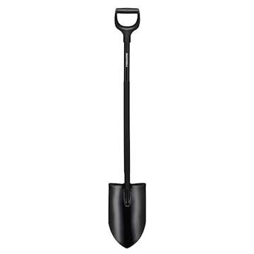Spade Fiskars Ergonomic Pro Spetsig Svart XL