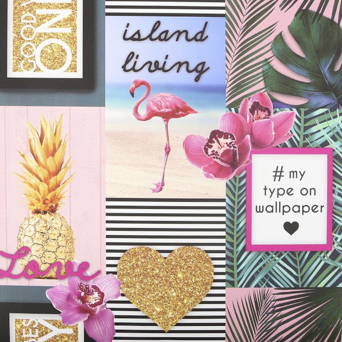 Tapet Fresco Island Living