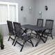 Trädgårdsmöbel Baltic Garden Olivia Svart 4-sits