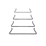 Barnlister Dolle Spiral 12 St Ral 7016