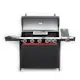 Gasolgrill Halmo Infinity 5 Svart Med Sidobrännare Infrabrännare & LED-Belysning