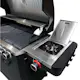 Gasolgrill Halmo Infinity 5 Svart Med Sidobrännare Infrabrännare & LED-Belysning