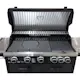 Gasolgrill Halmo Infinity 5 Svart Med Sidobrännare Infrabrännare & LED-Belysning