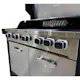 Gasolgrill Halmo Infinity 5 Svart Med Sidobrännare Infrabrännare & LED-Belysning Rostfri
