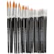 Penslar Creativ Company Gold Line Rund Nr. 0+1+2+4+8+12+18+22 36 St/1 Förp