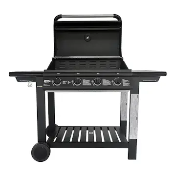 Gasolgrill Dose Barbeque 4 Brännare Med Trähylla