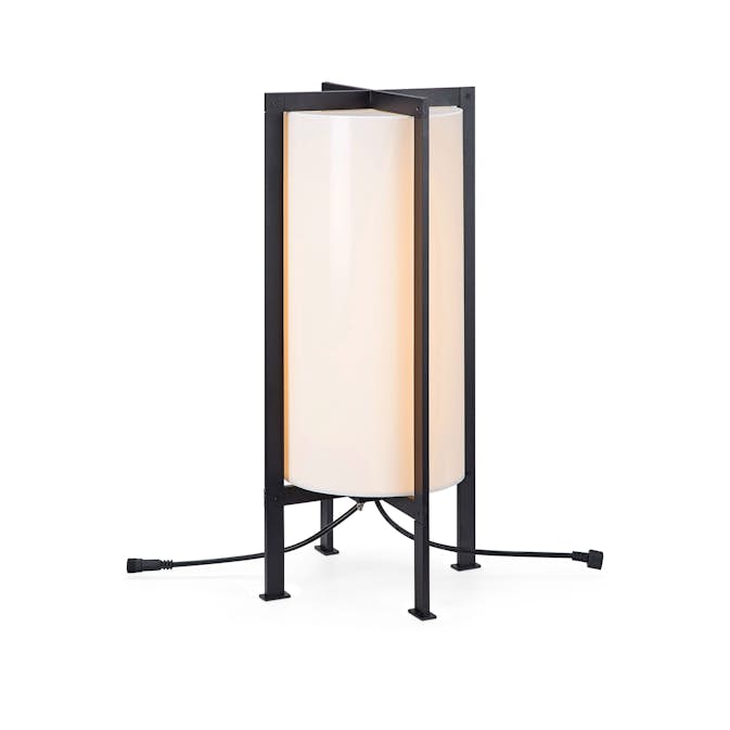 Pollare Markslöjd Garden 24 Cylinder Ram 54cm 6W Vit/Svart