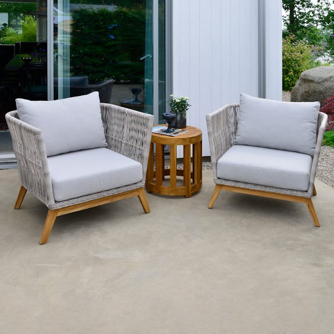 Loungeset Hillerstorp Himmelsnäs inkl. Bord Ø50 cm Utomhus