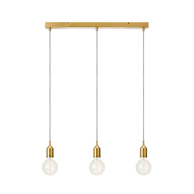 Taklampa Markslöjd Bronx Pendel 3L Rak