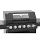 Gasolgrill Kobe Premium 5 Brännare Med Sidobrännare & Glaslock