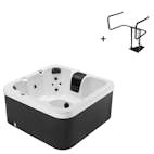 Spabad Svenska Bad Sälen med Lock, Locklyft och Spatrappa