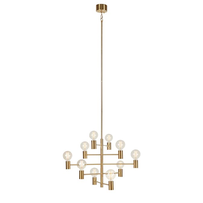 Taklampa Markslöjd Paris 10L Dimbar Takbelysning i Mässing