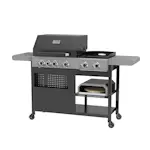 Gasolgrill Easy Cooking 3-i-1 Plancha Med Pizzaugn