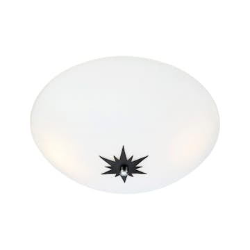 Taklampa Markslöjd Rose Plafond Vit/Svart