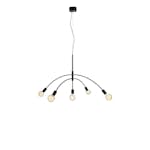 Taklampa Markslöjd Crux Pendel 5L Svart