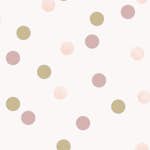 Tapet Superfresco Easy Dotty Polka Rosa American Gold