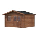 Friggebod Palmako Valentine 11,4 m² Komplett Stuga med Sadeltak