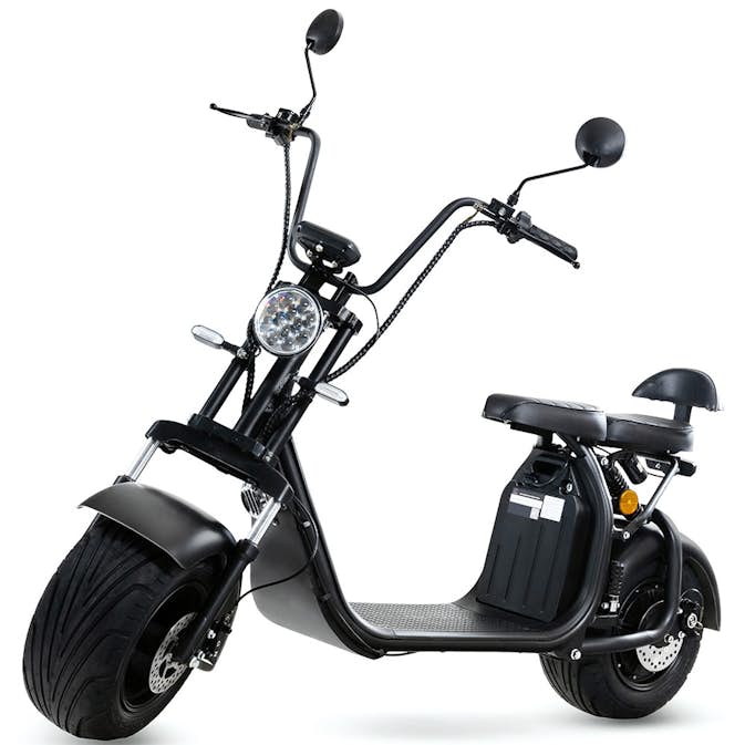 Fatscooter Lyfco 3000W LG Litiumbatteri 21Ah Dubbelt säte