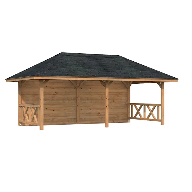 Stuga Palmako Bianca 16,6 m2 Set 2