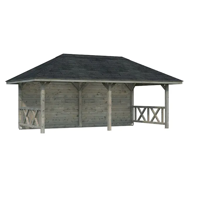 Stuga Palmako Bianca 16,6 m2 Set 2