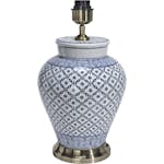 Lampfot PR Home Fang Hong Blå/Vit 38 cm